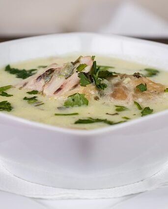 شوربة دجاج كريم